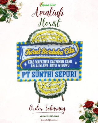 Papan Bunga Duka di Margamulya
