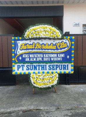 Papan Bunga Duka di Margamulya