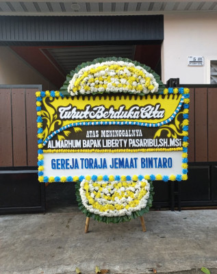Papan Bunga Duka di Margamulya