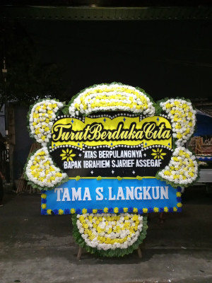 Papan Bunga Duka di Margamulya